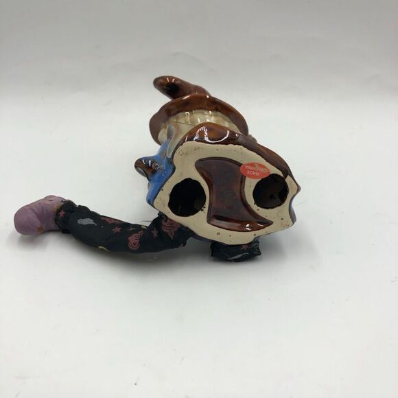 Vintage Witch Shelf Sitter Ceramic Fall Halloween Decoration Spooky Collectible - Picture 9 of 13